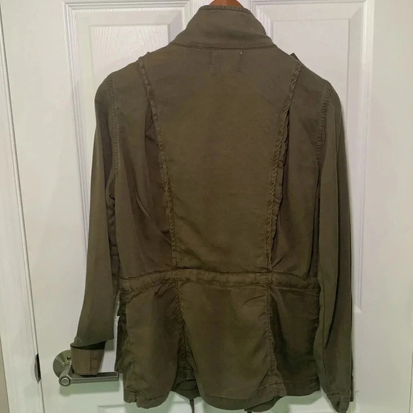Maison Jules army green utility jacket size medium - Picture 7 of 9